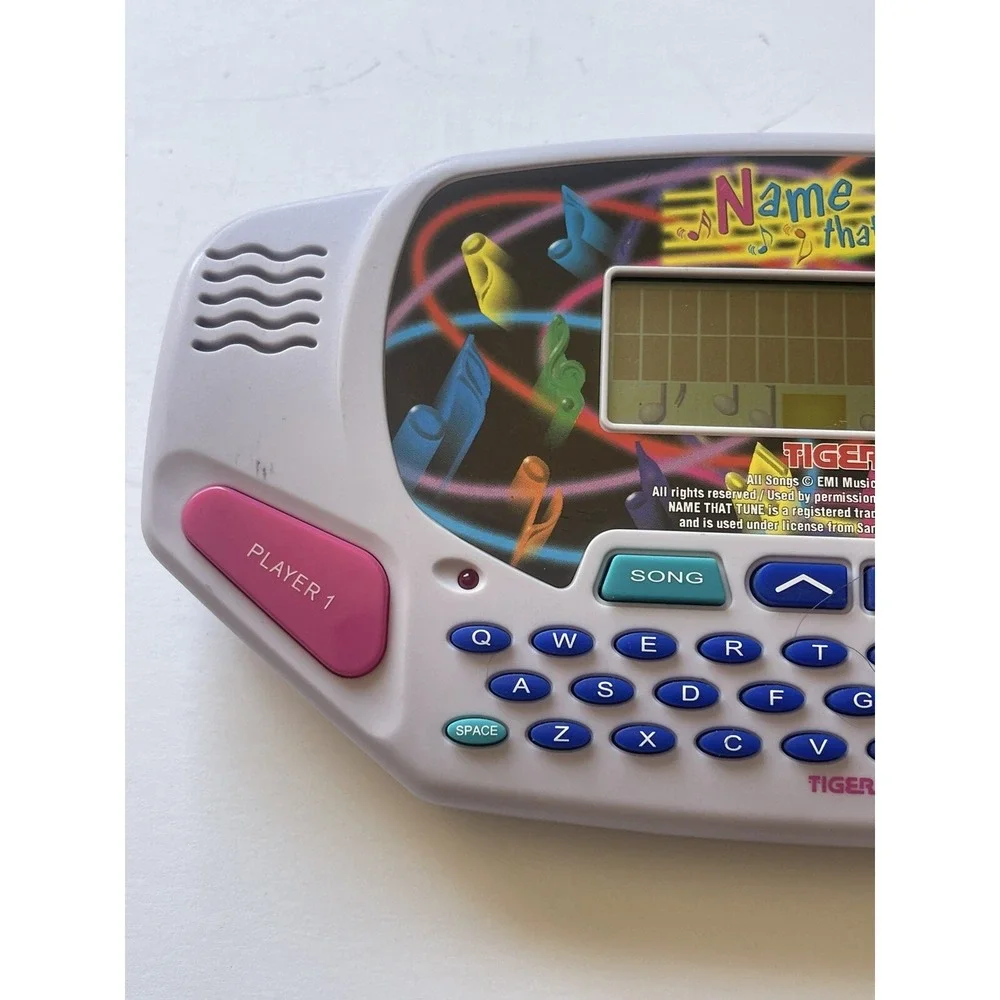 Vintage Game Name that Tune 80s 90s Retro Tiger Hand Held Game Works